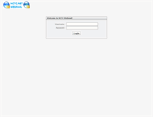 Tablet Screenshot of newwebmail.nctc.net